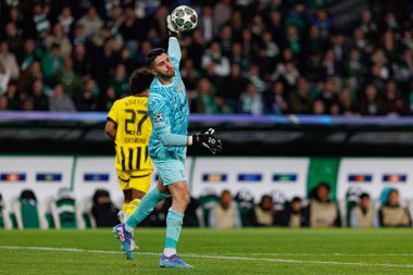 Rui Silva UEFA Şampiyonlar Ligi maçında Sporting CP ve Borussia Dortmund (Maciej Rogowski) takımları arasında görüldü.)