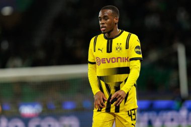 Jamie Gittens UEFA Şampiyonlar Ligi maçında Sporting CP ve Borussia Dortmund (Maciej Rogowski) takımları arasında görüldü)