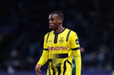 Jamie Gittens UEFA Şampiyonlar Ligi maçında Sporting CP ve Borussia Dortmund (Maciej Rogowski) takımları arasında görüldü)