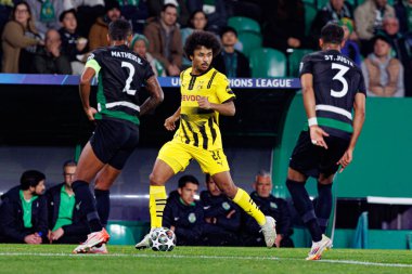 Karim Adeyemi UEFA Şampiyonlar Ligi maçında Sporting CP ve Borussia Dortmund (Maciej Rogowski) takımları arasında görüldü.)
