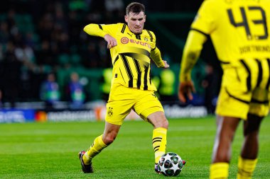 Pascal Gross, Sporting CP ve Borussia Dortmund (Maciej Rogowski) takımları arasında oynanan UEFA Şampiyonlar Ligi maçında görüldü.)