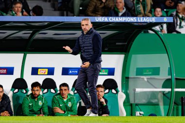 Rui Borges, Sporting CP ve Borussia Dortmund (Maciej Rogowski) takımları arasında oynanan UEFA Şampiyonlar Ligi maçında görüldü.)