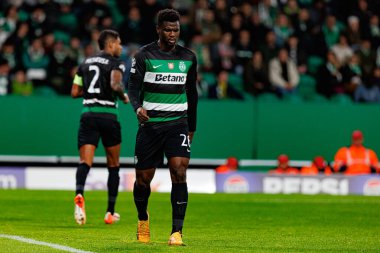 Ousmane Diomande, UEFA Şampiyonlar Ligi maçında Sporting CP ve Borussia Dortmund (Maciej Rogowski)