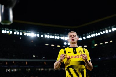 Julian Ryerson UEFA Şampiyonlar Ligi maçında Sporting CP ve Borussia Dortmund (Maciej Rogowski) takımları arasında görüldü.)