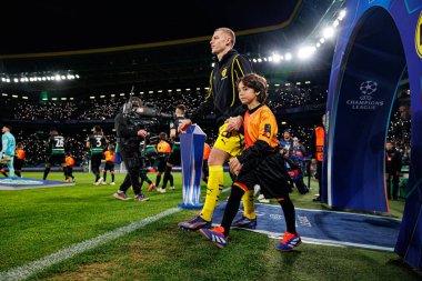 Julian Ryerson UEFA Şampiyonlar Ligi maçında Sporting CP ve Borussia Dortmund (Maciej Rogowski) takımları arasında görüldü.)