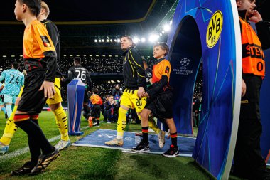 Marcel Sabitzer, Sporting CP ve Borussia Dortmund (Maciej Rogowski) takımları arasında oynanan UEFA Şampiyonlar Ligi maçında görüldü.)