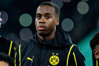 Jamie Gittens UEFA Şampiyonlar Ligi maçında Sporting CP ve Borussia Dortmund (Maciej Rogowski) takımları arasında görüldü)