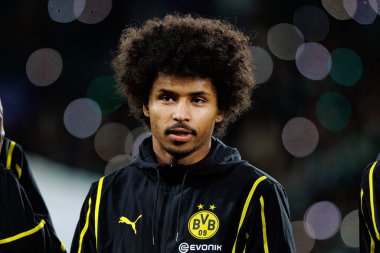 Karim Adeyemi UEFA Şampiyonlar Ligi maçında Sporting CP ve Borussia Dortmund (Maciej Rogowski) takımları arasında görüldü.)