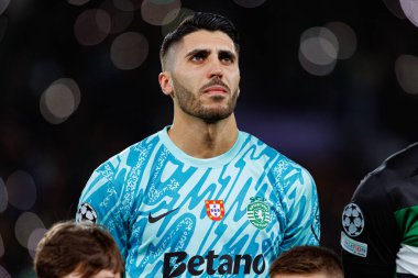 Rui Silva UEFA Şampiyonlar Ligi maçında Sporting CP ve Borussia Dortmund (Maciej Rogowski) takımları arasında görüldü.)