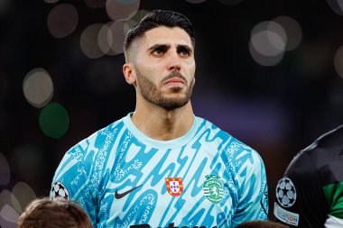 Rui Silva UEFA Şampiyonlar Ligi maçında Sporting CP ve Borussia Dortmund (Maciej Rogowski) takımları arasında görüldü.)