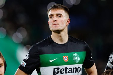 Ivan Fresneda UEFA Şampiyonlar Ligi maçında Sporting CP ve Borussia Dortmund (Maciej Rogowski) takımları arasında görüldü.)