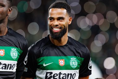 Jeremiah St. Juste, UEFA Şampiyonlar Ligi maçında Sporting CP ve Borussia Dortmund (Maciej Rogowski) takımları arasında görüldü.)