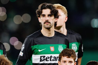 Francisco Trincao, UEFA Şampiyonlar Ligi maçında Sporting CP ve Borussia Dortmund (Maciej Rogowski) takımları arasında görüldü.)