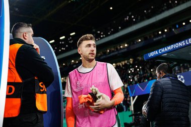 Giovanni Reyna UEFA Şampiyonlar Ligi maçında Sporting CP ve Borussia Dortmund (Maciej Rogowski)