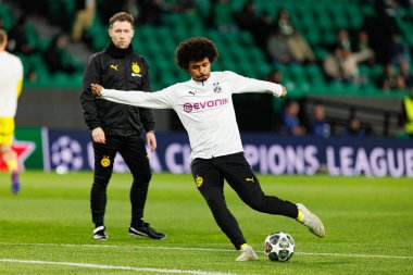 Karim Adeyemi UEFA Şampiyonlar Ligi maçında Sporting CP ve Borussia Dortmund (Maciej Rogowski) takımları arasında görüldü.)