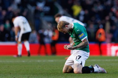 Tymoteusz Puchacz, FA Cup 4. Raundda Home Park Stadyumu 'nda Plymouth Argyle FC ve Liverpool FC takımları arasında görüldü (Maciej Rogowski)