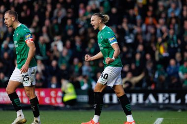 Maksym Talovierov, FA Cup 4. Raundda Home Park Stadyumu 'nda Plymouth Argyle FC ve Liverpool FC takımları arasında görüldü.)