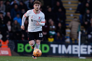Harvey Elliott FA Cup 4. Raundda Home Park Stadyumu 'nda Plymouth Argyle FC ve Liverpool FC takımları arasında görüldü.)