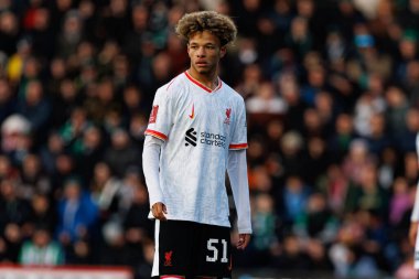 Trent Kone Doherty, FA Cup 4. Raundda Home Park Stadyumu 'nda Plymouth Argyle FC ve Liverpool FC takımları arasında görüldü.)