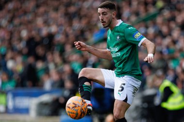 Julio Pleguezuelo, FA Cup 4. Raundda Home Park Stadyumu 'nda Plymouth Argyle FC ve Liverpool FC takımları arasında görüldü (Maciej Rogowski)