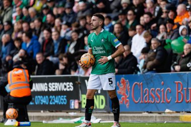 Julio Pleguezuelo, FA Cup 4. Raundda Home Park Stadyumu 'nda Plymouth Argyle FC ve Liverpool FC takımları arasında görüldü (Maciej Rogowski)