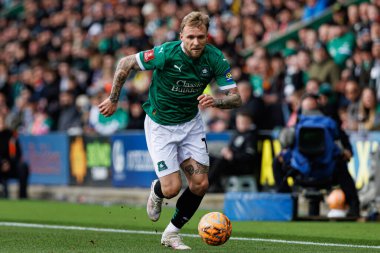 Tymoteusz Puchacz, FA Cup 4. Raundda Home Park Stadyumu 'nda Plymouth Argyle FC ve Liverpool FC takımları arasında görüldü (Maciej Rogowski)
