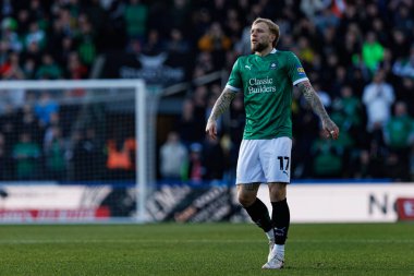 Tymoteusz Puchacz, FA Cup 4. Raundda Home Park Stadyumu 'nda Plymouth Argyle FC ve Liverpool FC takımları arasında görüldü (Maciej Rogowski)