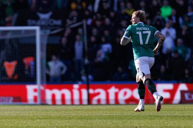 Tymoteusz Puchacz, FA Cup 4. Raundda Home Park Stadyumu 'nda Plymouth Argyle FC ve Liverpool FC takımları arasında görüldü (Maciej Rogowski)