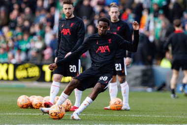 Trey Nyoni FA Cup 4. Raundda Home Park Stadyumu 'nda Plymouth Argyle FC ve Liverpool FC takımları arasında görüldü.)