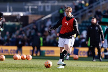 Callum Wright FA Cup 4. Raundda Home Park Stadyumu 'nda Plymouth Argyle FC ve Liverpool FC takımları arasında görüldü (Maciej Rogowski)