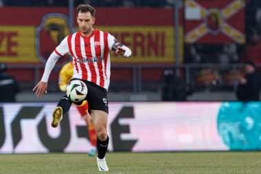 Otar Kakabadze PKO BP Ekstraklasa maçında Krakovia ve Jagiellonia Bialystok takımları arasında Stadion Cracovii im 'de görüldü. Jozefa Pilsudskiego (Maciej Rogowski)