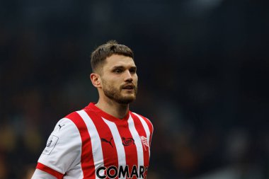 Arttu Hoskonen, PKO BP Ekstraklasa maçında Krakovia ve Jagiellonia Bialystok takımları arasında Stadion Cracovii im 'de görüldü. Jozefa Pilsudskiego (Maciej Rogowski)