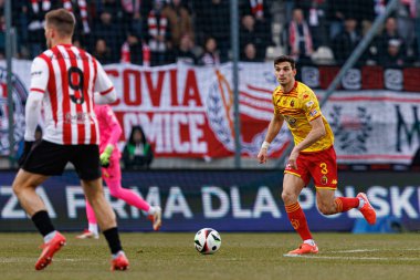 Dusan Stojinoviç PKO BP Ekstraklasa maçında Krakovia ve Jagiellonia Bialystok takımları arasında Stadion Cracovii im 'de görüldü. Jozefa Pilsudskiego (Maciej Rogowski)