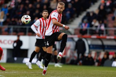 Gustav Henriksson, PKO BP Ekstraklasa maçında Krakovia ve Jagiellonia Bialystok takımları arasında Stadion Cracovii im 'de görüldü. Jozefa Pilsudskiego (Maciej Rogowski)