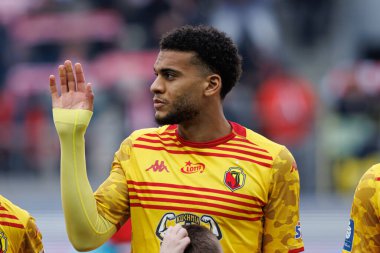 Lamine Diaby-Fadiga, PKO BP Ekstraklasa maçında Krakovia ve Jagiellonia Bialystok takımları arasında Stadion Cracovii im 'de görüldü. Jozefa Pilsudskiego (Maciej Rogowski)