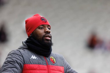 PKO BP Ekstraklasa maçında Afimico Pululu Stadion Cracovii im 'de KS Cracovia ve Jagiellonia Bialystok takımları arasında görüldü. Jozefa Pilsudskiego (Maciej Rogowski)