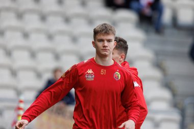 Alan Rybak PKO BP Ekstraklasa maçında Krakovia ve Jagiellonia Bialystok takımları arasında Stadion Cracovii im 'de görüldü. Jozefa Pilsudskiego (Maciej Rogowski)