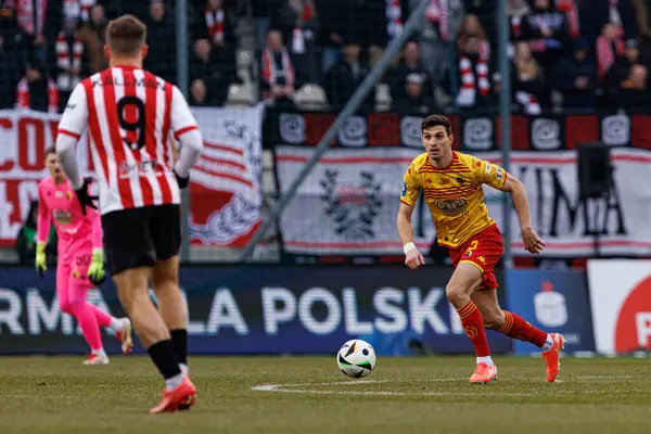 Dusan Stojinoviç PKO BP Ekstraklasa maçında Krakovia ve Jagiellonia Bialystok takımları arasında Stadion Cracovii im 'de görüldü. Jozefa Pilsudskiego (Maciej Rogowski)