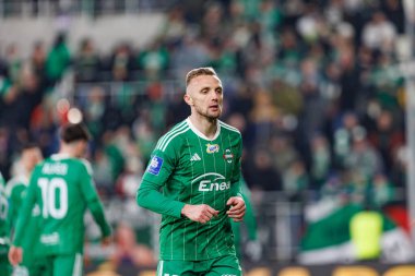 Jan Grzesik, PKO BP Ekstraklasa maçında Radomiak Radom ve Legia Warszawa takımları arasında Stadion Miejski im 'de görüldü. Braci Czachorow (Maciej Rogowski)