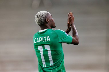 Capita Osvaldo Pedro Capemba, PKO BP Ekstraklasa maçında Radomiak Radom ve Legia Warszawa takımları arasında Stadion Miejski im 'de görüldü. Braci Czachorow (Maciej Rogowski)