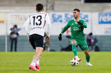 Bruno Jordao, PKO BP Ekstraklasa maçında Radomiak Radom ve Legia Warszawa takımları arasında Stadion Miejski im 'de görüldü. Braci Czachorow (Maciej Rogowski)