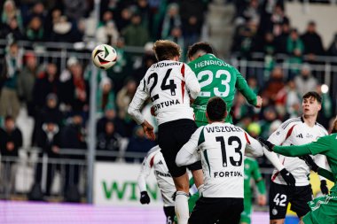 Jan Ziolkowski ve Paulo Henrique, PKO BP Ekstraklasa maçında Radomiak Radom ve Legia Warszawa takımları arasında Stadion Miejski im 'de görüldü. Braci Czachorow (Maciej Rogowski)