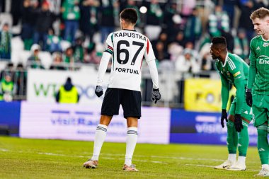 Bartosz Kapustka, PKO BP Ekstraklasa maçında Radomiak Radom ve Legia Warszawa takımları arasında Stadion Miejski im 'de görüldü. Braci Czachorow (Maciej Rogowski)