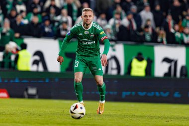 Jan Grzesik, PKO BP Ekstraklasa maçında Radomiak Radom ve Legia Warszawa takımları arasında Stadion Miejski im 'de görüldü. Braci Czachorow (Maciej Rogowski)