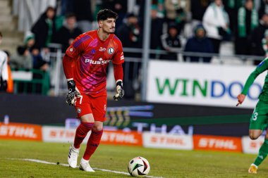 PKO BP Ekstraklasa maçında Radomiak Radom ve Legia Warszawa takımları arasında Stadion Miejski im 'de görülen Vladan Kovaceviç. Braci Czachorow (Maciej Rogowski)