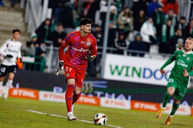 PKO BP Ekstraklasa maçında Radomiak Radom ve Legia Warszawa takımları arasında Stadion Miejski im 'de görülen Vladan Kovaceviç. Braci Czachorow (Maciej Rogowski)