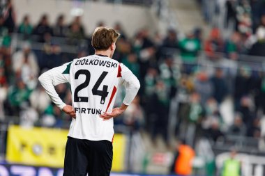 Jan Ziolkowski, PKO BP Ekstraklasa maçında Radomiak Radom ve Legia Warszawa takımları arasında Stadion Miejski im 'de görüldü. Braci Czachorow (Maciej Rogowski)