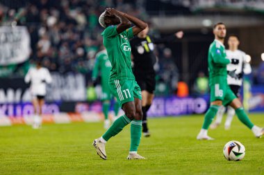 Capita Osvaldo Pedro Capemba, PKO BP Ekstraklasa maçında Radomiak Radom ve Legia Warszawa takımları arasında Stadion Miejski im 'de görüldü. Braci Czachorow (Maciej Rogowski)