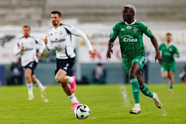 Capita Osvaldo Pedro Capemba, PKO BP Ekstraklasa maçında Radomiak Radom ve Legia Warszawa takımları arasında Stadion Miejski im 'de görüldü. Braci Czachorow (Maciej Rogowski)