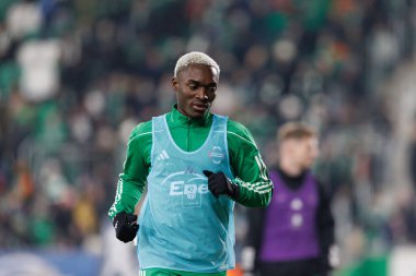 Capita Osvaldo Pedro Capemba, PKO BP Ekstraklasa maçında Radomiak Radom ve Legia Warszawa takımları arasında Stadion Miejski im 'de görüldü. Braci Czachorow (Maciej Rogowski)